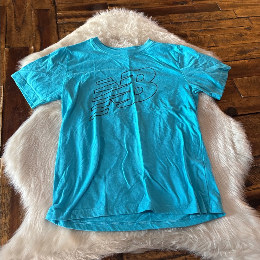 New Balance Men's Aqua Short Sleeve Tee
